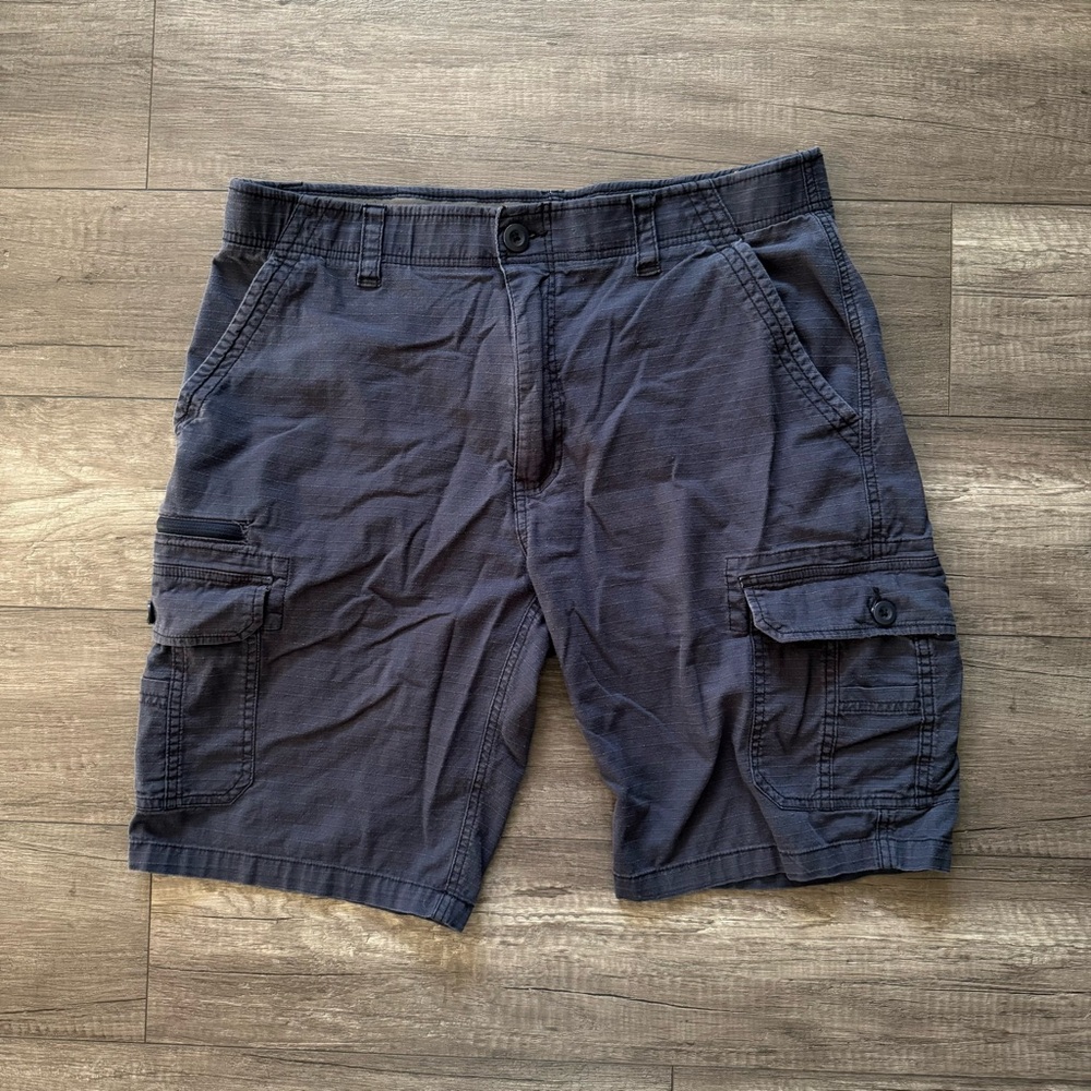Men’s Navy Blue Cargo Shorts